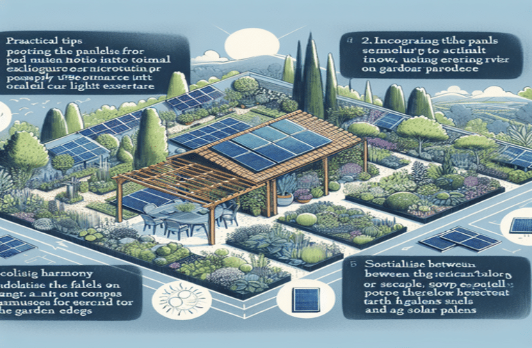 Jak najlepiej wkomponować panele słoneczne w ogrodzie – praktyczne porady i przemyślenia