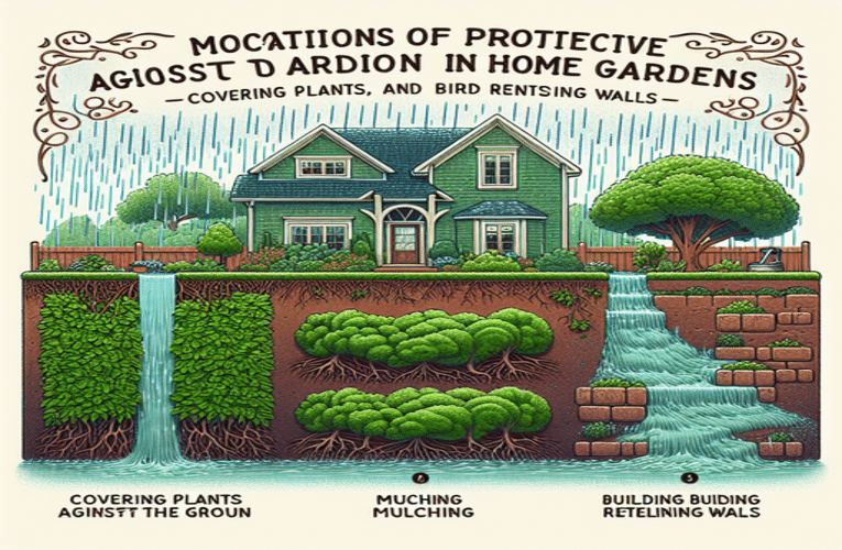 Praktyczne metody ochrony przed erozją w ogrodach przydomowych: rośliny okrywowe mulczowanie i budowa murków oporowych